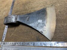 Hache OLD TOOL Axe outil ancien De  Bûcheron Signé Clerin  Breba (n*245)