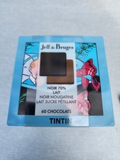 Coffret Jeff de Bruges Tintin Rackham le Rouge vide cube déco collector chocolat