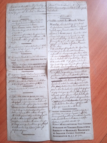 Belgique ancien document - belgique,