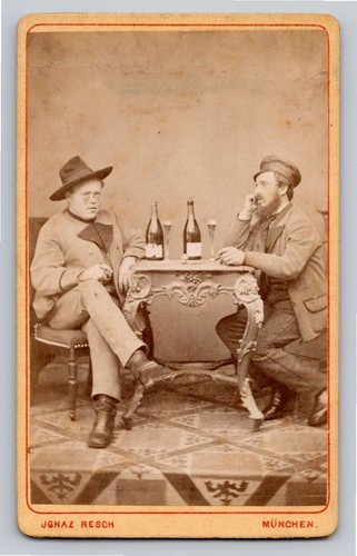 Cdv 1875 scène bavaroise - cdv,