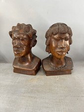 BUSTE SAKALAVA MALGACHE BOIS SCULPTE sculpture Madagascar