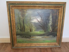 Huile originale sur panneau -