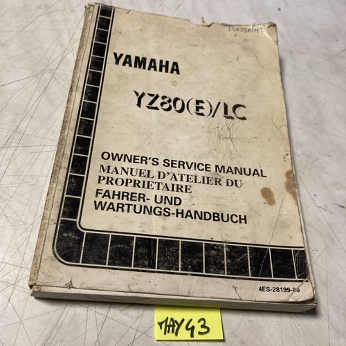 Yamaha yz80 1993 yz80lc - yz80, e