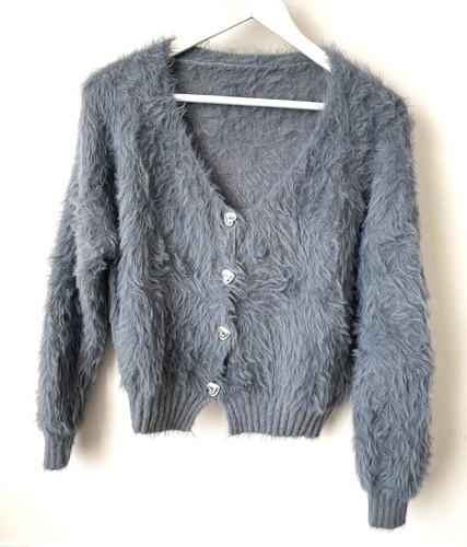 Superbe gilet gris fausse - superbe,