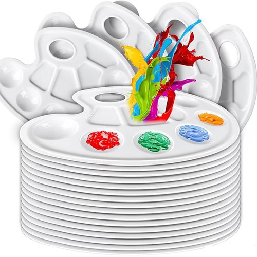 Palette peinture ovale en - palette, de