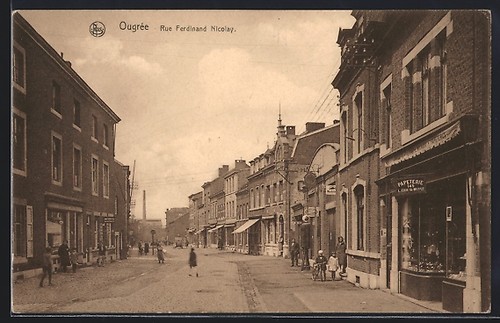 Cpa ougrée rue ferdinand - cpa,