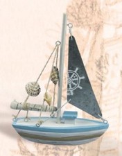 Wooden Model Sailboat  MS-787