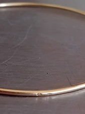 Bracelet Jonc, or massif 18