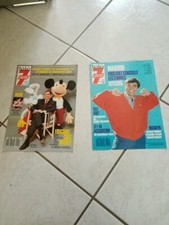Télé 7 Jours lot 2 couverture jean pierre foucault magazine television 1985/1989