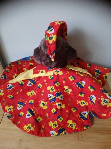 Peluche doudou réversible