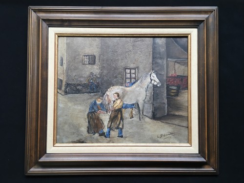 Besuelle tableau peinture - l.,