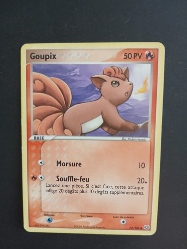 Carte pokémon goupix - goupix,
