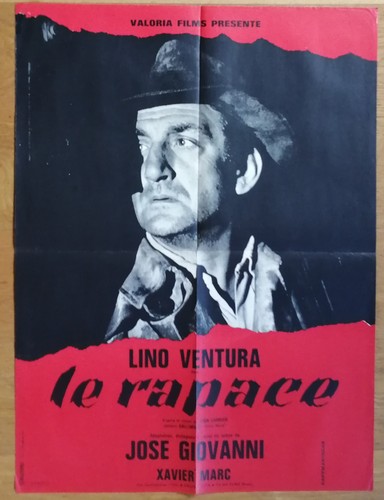 Rapace lino ventura affiche - lino,