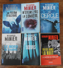 BERNARD MINIER - LOT DE 6 LIVRES - POCKET - DE 2016 à 2024 - BON ETAT