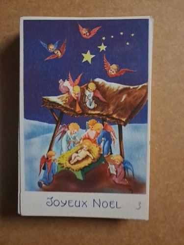 Carte postale joyeux - carte,
