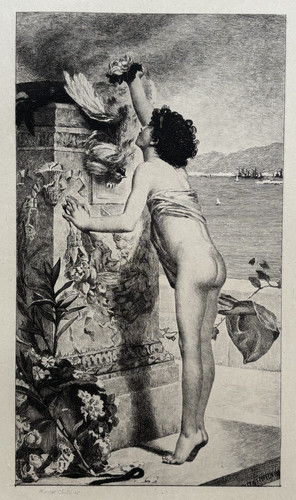 Sacrifice esculape gravure eau - sacrifice,