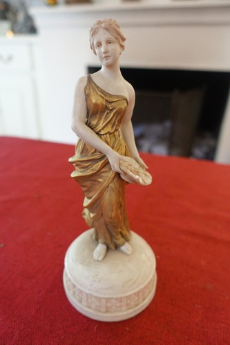 Statuette biscuit art - biscuit, nouveau