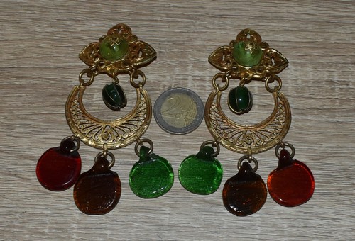 Boucles oreilles pendantes - d'oreilles,