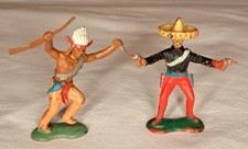 Lot de 2 Figurines CRESCENT