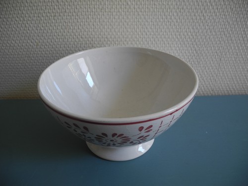 Grand bol ancien faïence - grand,