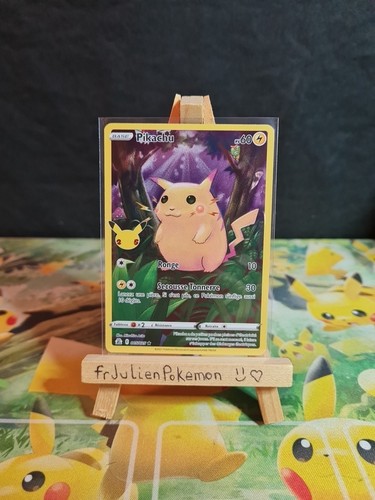 Carte pokémon pikachu - carte, 005/025