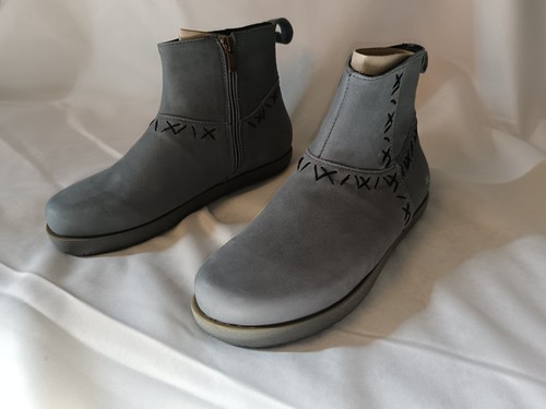 Bottines femme cuir gris - bottines,