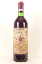 saint-émilion château la gaffelière grand cru classé B (étiquette sale)  1977