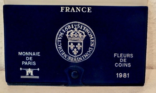 Coffret fleurs coins 1981 - coins,