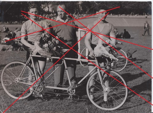 Photo cyclisme tandem course