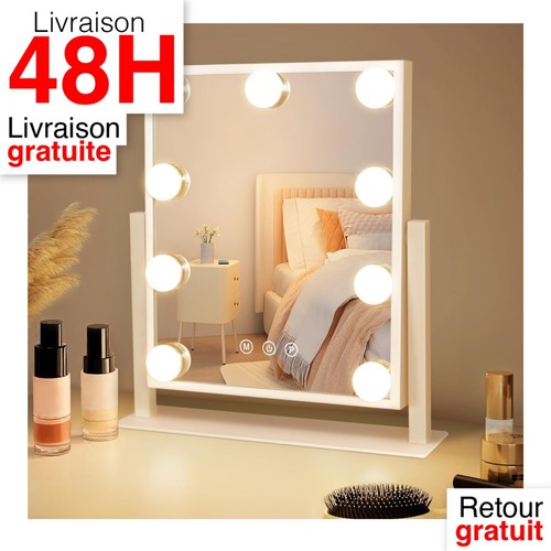 Miroir maquillage hollywood - de,
