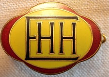 AUTOMOBILE - Ancien insigne émaillé EHH inconnu à identifier - (lib)