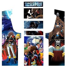 Stickers Albator pour Borne