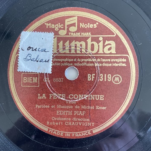 Rpm edith piaf la fete - edith,
