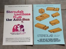 STEREOLAB LOT OF 2 RARE FRENCH