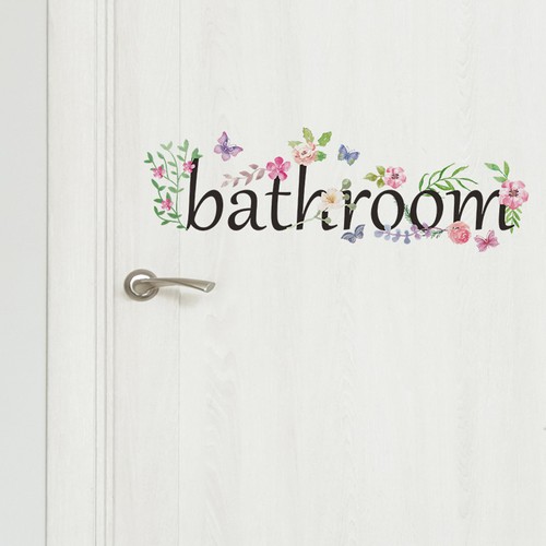 Pcs sticker salle bain - pcs,