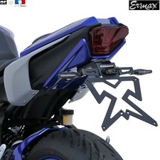 Support de plaque déporté alu noir Support de blinker Ermax Yamaha MT07 FZ7 2021