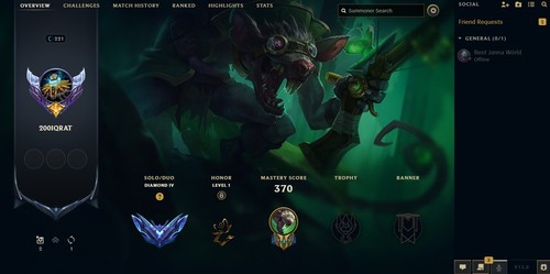 Lol account diamond all - diamond, iv