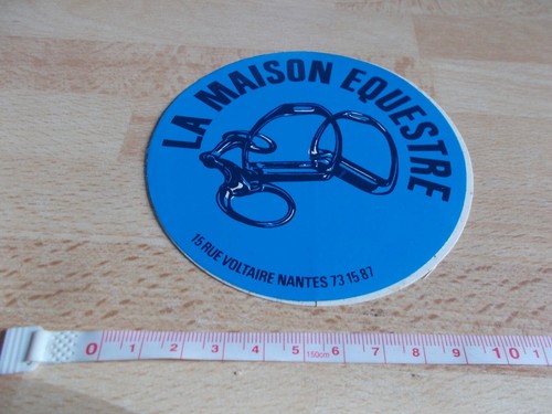 Autocollant maison equestre - autocollant,