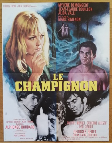 Champignon alida valli - valli, affiche