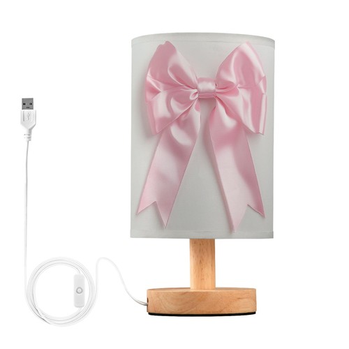 Pink bow ribbon - bow, table