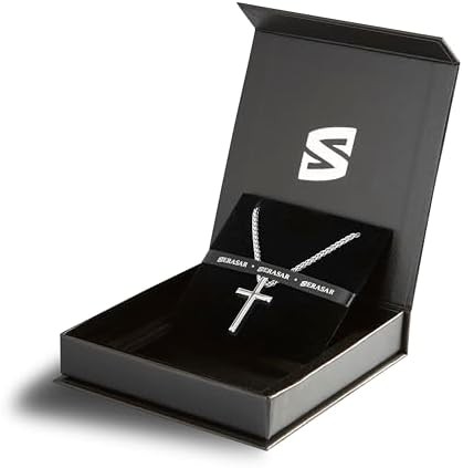 Collier croix homme chaîne - collier,