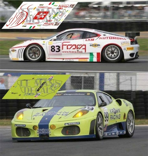 Décal ferrari 430 mans - décal, le