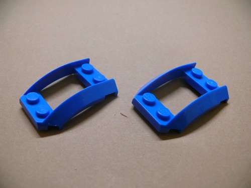 Lego blue wedge x 3 - blue,