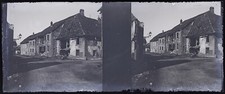 Maison en ruine Guerre 1914-18 Photo NEGATIVE Plaque Vintage §f