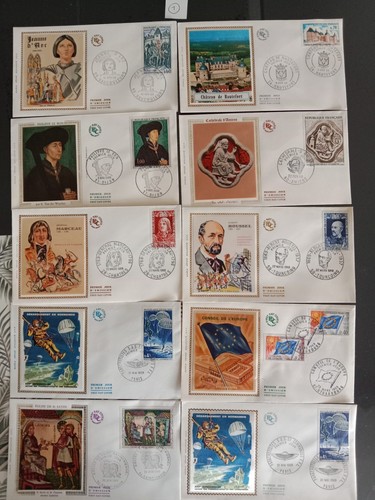 Lot 10 enveloppes - , (