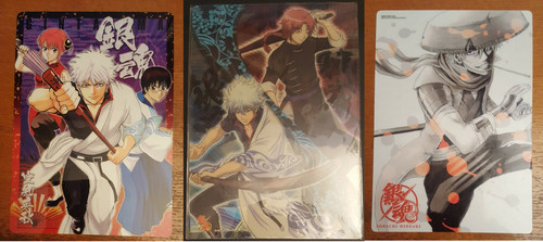 Gintama lot 3 cartes - de,