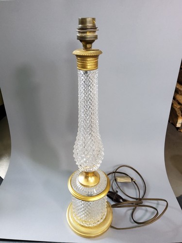Grand pied lampe cristal - grand,