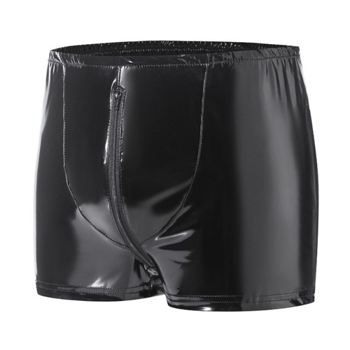 Hommes brillant simili cuir - hommes,