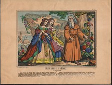 1870 Rare lithographie