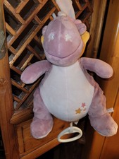PELUCHE MUSICALE VICTORIA DRAGON NOUKIE'S MIA & VICTORIA ROSE VIOLET ÉTOILES